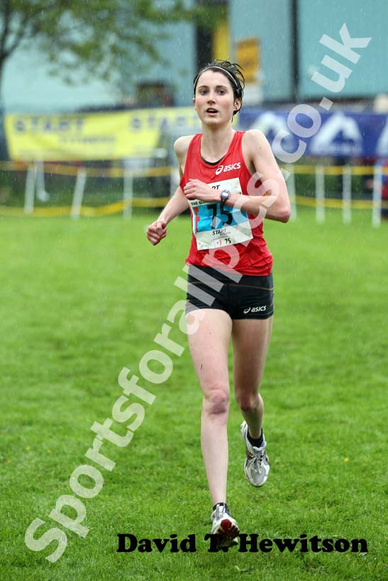 Lauren Howarth (Leigh Harriers) wins the 2012 Blaydon Races on June 9th.